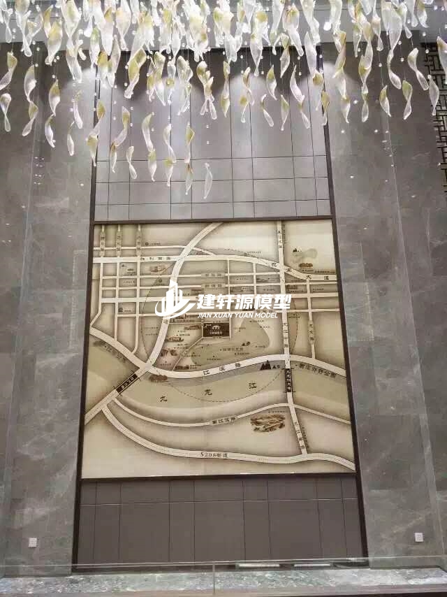 南陵木质壁挂模型